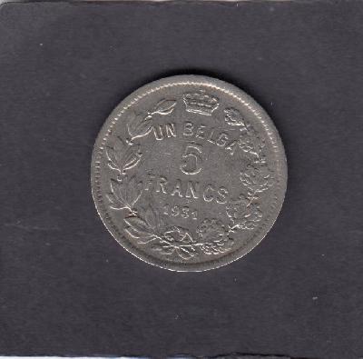 Beschrijving: 5 Francs fr ALBERT